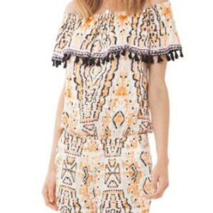 Hale Bob Off the Shoulder Size XS Romper with pockets